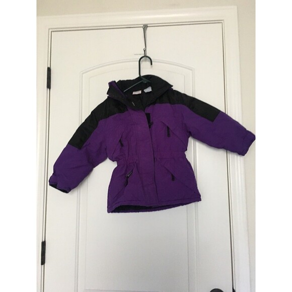 New Moves Girls Zip Up Jacket Coat Size 5 Purple